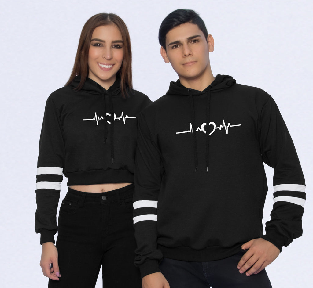 Buzo,Saco Hoodie Parejas corazon